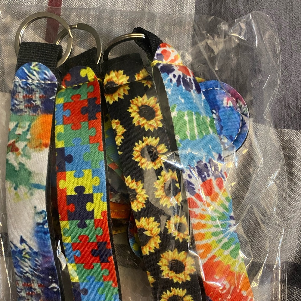 Wristlet with matching chapstick holder